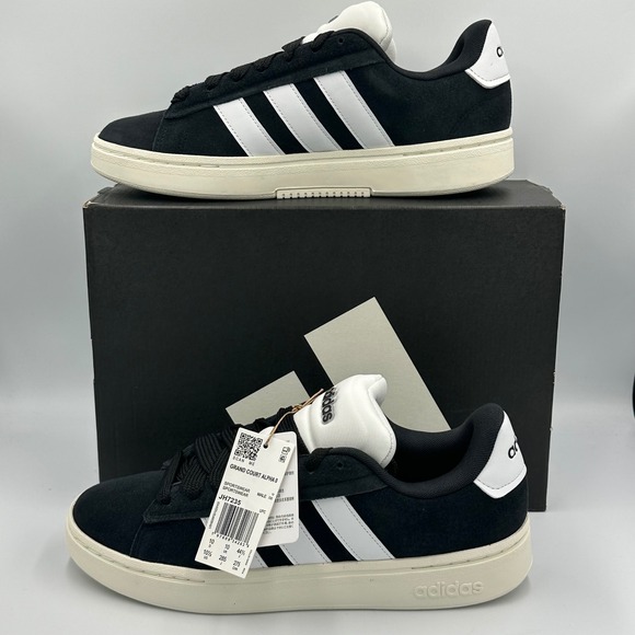adidas gazelle silver green womens adidas Grand Court Base 00s Men's Shoes -Black